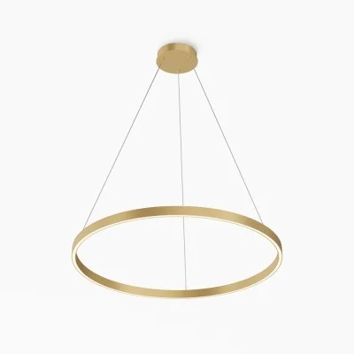Pendant luminaire Rim, Brass, D800 mm H275 mm - Lighting by Luminance