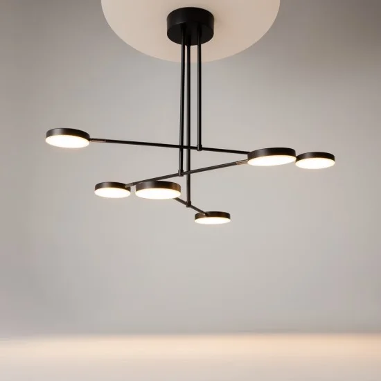 Rippvalgusti Fad, Must - Valgustus Luminance'ilt