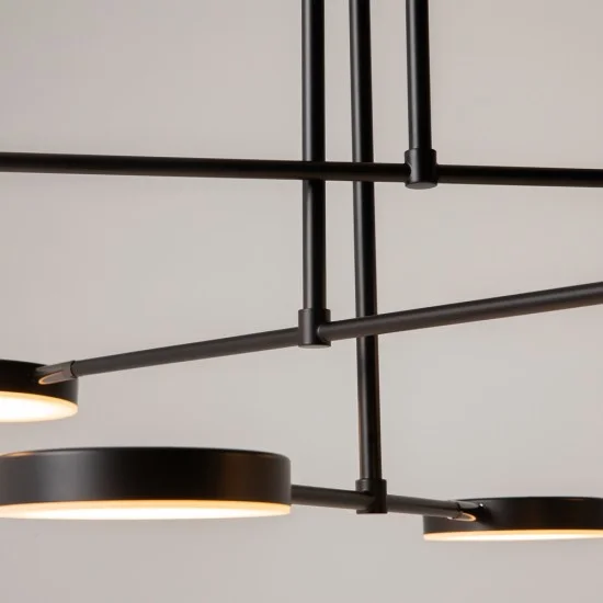 Rippvalgusti Fad, Must - Valgustus Luminance'ilt