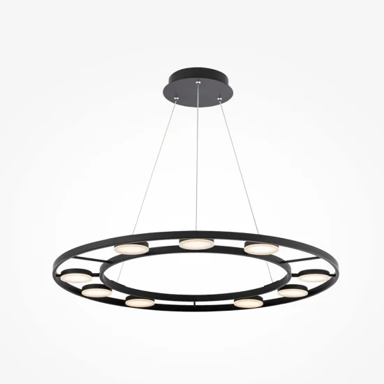 Rippvalgusti Fad, Must - Valgustus Luminance'ilt