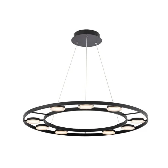 Rippvalgusti Fad, Must - Valgustus Luminance'ilt