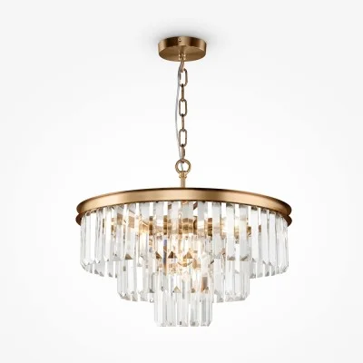 Pendant luminaire Revero, Brass, D500 mm H450 mm - Lighting by Luminance