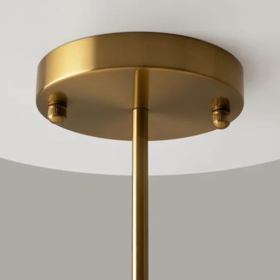 Rippvalgusti Fortano, Must ja Messing - Valgustus Luminance'ilt