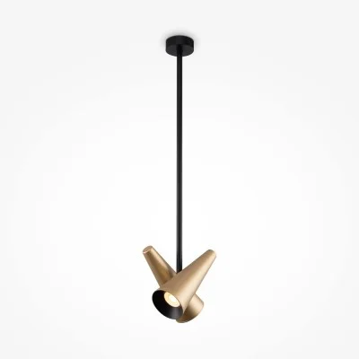 Pendant luminaire Giro, Brass, D210 mm H220 mm - Lighting by Luminance