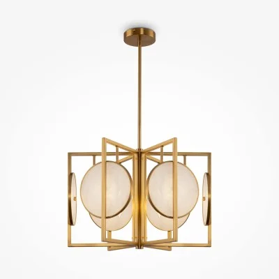 Pendant luminaire Marmo, Brass, D517 mm H590 mm - Lighting by Luminance