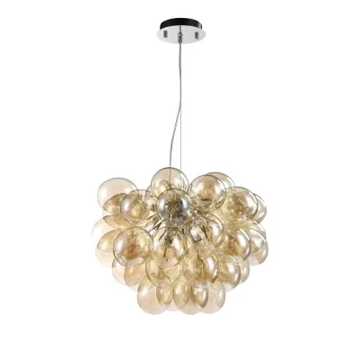 Pendant luminaire Balbo, Nickel, D500 mm H400 mm - Lighting by Luminance