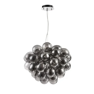 Pendant luminaire Balbo, Nickel, D500 mm H400 mm - Lighting by Luminance