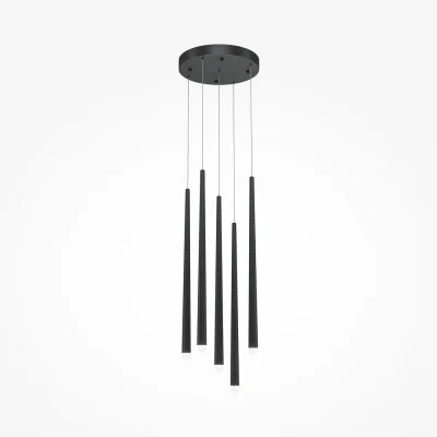 Pendant luminaire Cascade, Black, D320 mm H893 mm - Lighting by Luminance