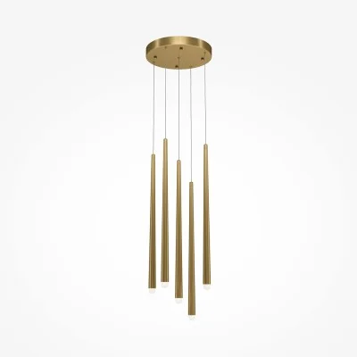 Pendant luminaire Cascade, Brass, D320 mm H893 mm - Lighting by Luminance