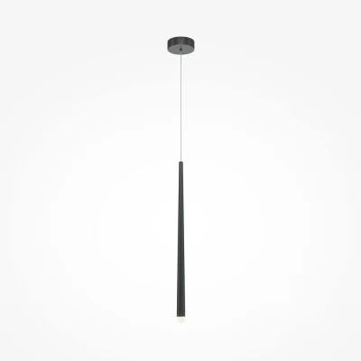 Pendant luminaire Cascade, Black, D35 mm H893 mm - Lighting by Luminance