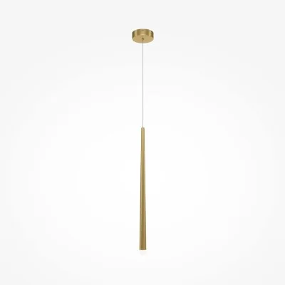 Pendant luminaire Cascade, Brass, D35 mm H893 mm - Lighting by Luminance