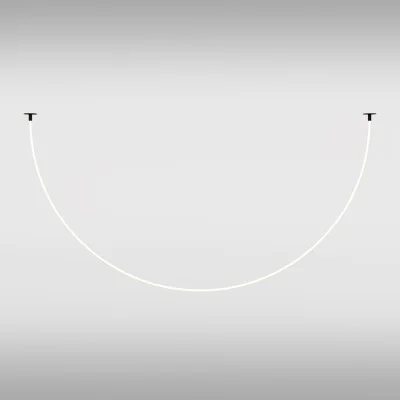 Pendant luminaire Tau, Black, D22 mm - Lighting by Luminance