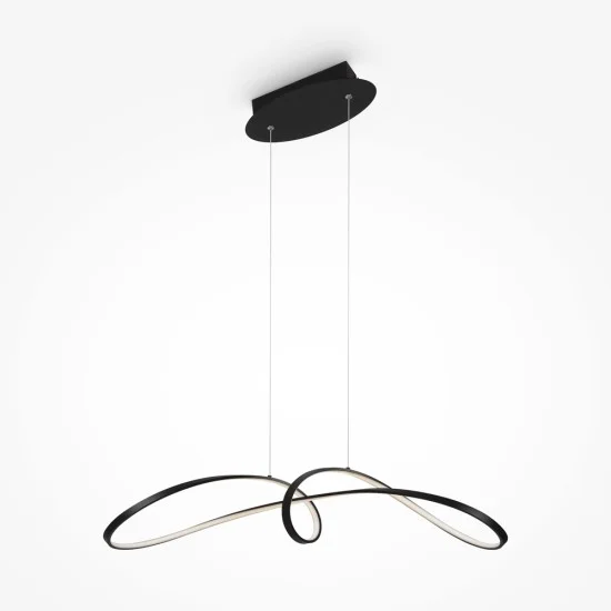 Rippvalgusti Curve, Must - Valgustus Luminance'ilt