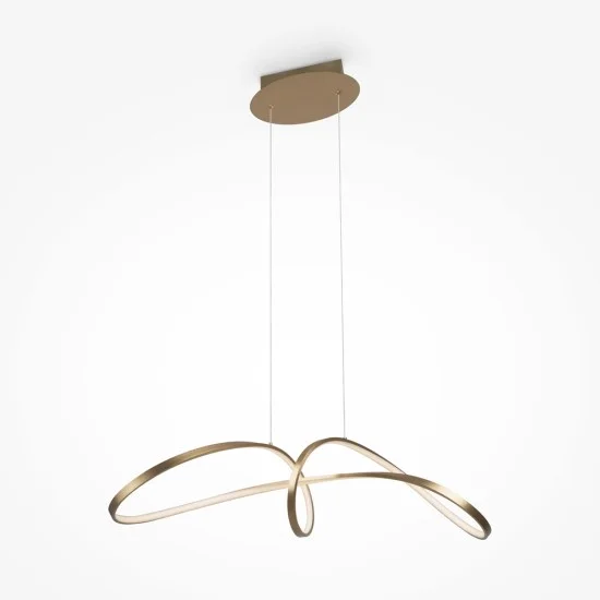 Rippvalgusti Curve, Kuldne - Valgustus Luminance'ilt