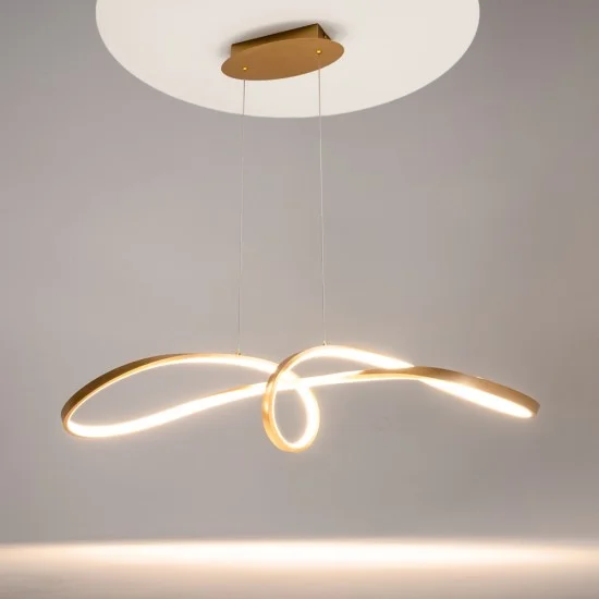 Rippvalgusti Curve, Kuldne - Valgustus Luminance'ilt