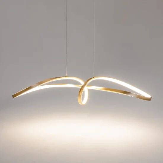 Rippvalgusti Curve, Kuldne - Valgustus Luminance'ilt