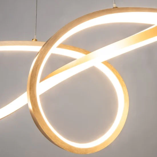 Rippvalgusti Curve, Kuldne - Valgustus Luminance'ilt