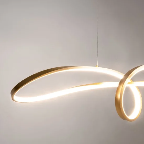 Rippvalgusti Curve, Kuldne - Valgustus Luminance'ilt