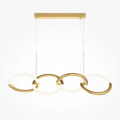 Pendant luminaire Node, Gold, W927 mm H618 mm - Lighting by Luminance