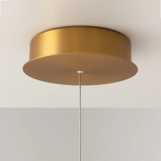 Rippvalgusti Tau, Kuldne, D180 mm H40 mm - Valgustus Luminance'ilt