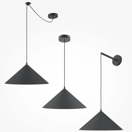 Rippvalgusti Basic colors, Must - Valgustus Luminance'ilt