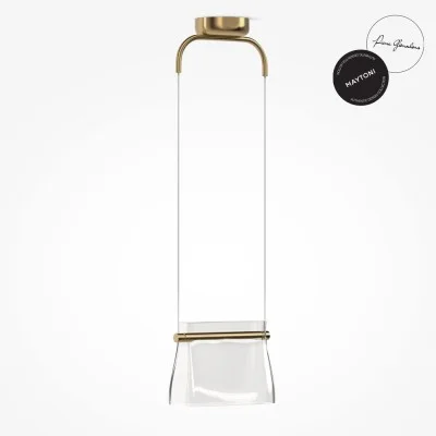 Pendant luminaire Cabaret, Brass - Lighting by Luminance