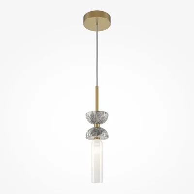 Pendant luminaire Kyoto, Gold, D100 mm H465 mm - Lighting by Luminance