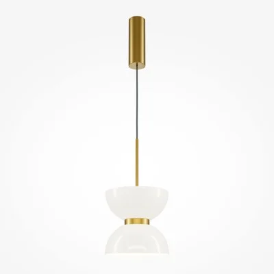 Pendant luminaire Kyoto, Gold, D220 mm H596 mm - Lighting by Luminance