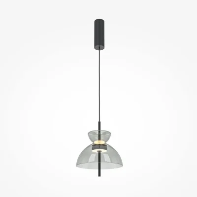 Pendant luminaire Bangkok, Black, D250 mm H580 mm - Lighting by Luminance