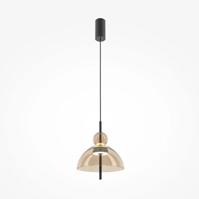 Pendant luminaire Bangkok, Black, D250 mm H595 mm - Lighting by Luminance