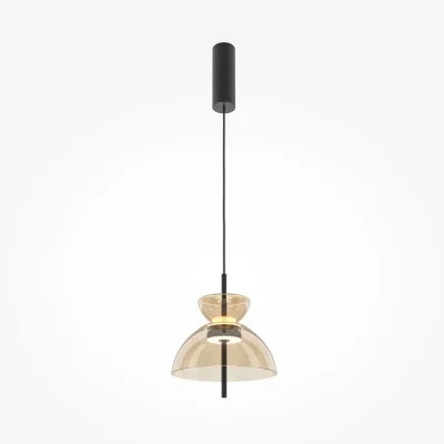 Pendant luminaire Bangkok, Black, D250 mm H580 mm - Lighting by Luminance
