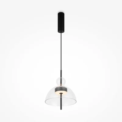 Pendant luminaire Bangkok, Black, D250 mm H595 mm - Lighting by Luminance