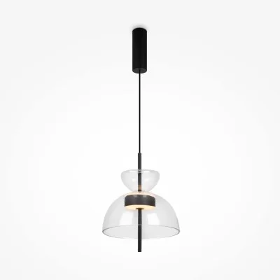 Pendant luminaire Bangkok, Black, D250 mm H580 mm - Lighting by Luminance