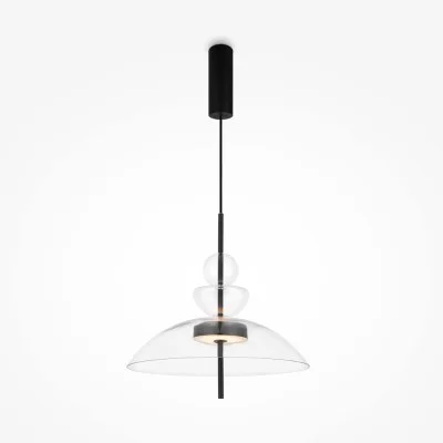 Pendant luminaire Bangkok, Black, D400 mm H680 mm - Lighting by Luminance