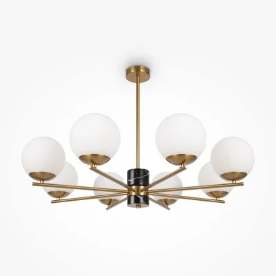 Pendant luminaire Marble, Brass, D810 mm H25 mm - Lighting by Luminance