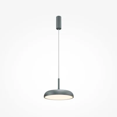 Pendant luminaire Gerhard, Grey, D300 mm H450 mm - Lighting by Luminance
