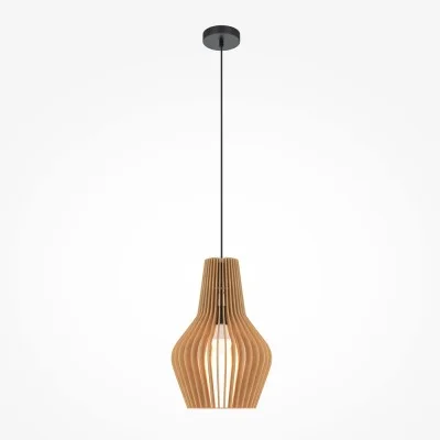 Pendant luminaire Roots, Black, D300 mm H575 mm - Lighting by Luminance