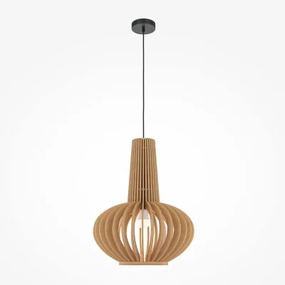 Pendant luminaire Roots, Black, D350 mm H505 mm - Lighting by Luminance