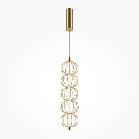 Rippvalgusti Golden Cage, Kuldne - Valgustus Luminance'ilt