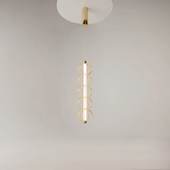 Rippvalgusti Golden Cage, Kuldne - Valgustus Luminance'ilt