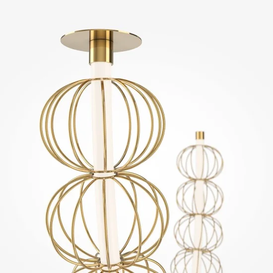 Rippvalgusti Golden Cage, Kuldne, W320 mm H840 mm - Valgustus Luminance'ilt