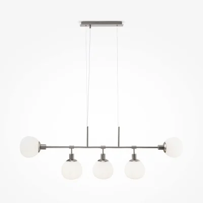 Pendant luminaire Erich, Nickel, D300 mm H453 mm - Lighting by Luminance