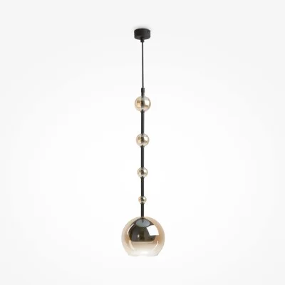 Pendant luminaire Ros, Black - Lighting by Luminance