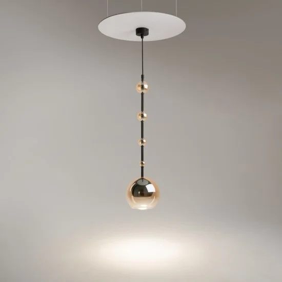 Rippvalgusti Ros, Must - Valgustus Luminance'ilt