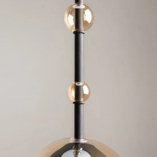 Rippvalgusti Ros, Must - Valgustus Luminance'ilt