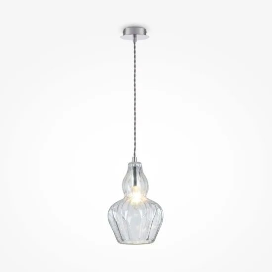 Rippvalgusti Eustoma, Nikkel, D160 mm H300 mm - Valgustus Luminance'ilt