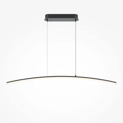 Pendant luminaire Curve, Black, H257 mm - Lighting by Luminance