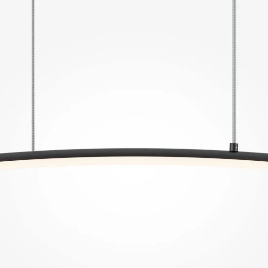 Rippvalgusti Curve, Must, H257 mm - Valgustus Luminance'ilt