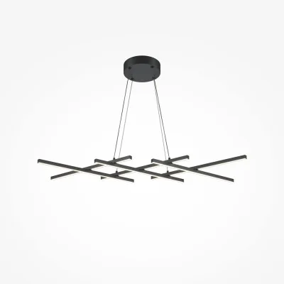 Pendant luminaire Halo, Black, D180 mm H270 mm - Lighting by Luminance