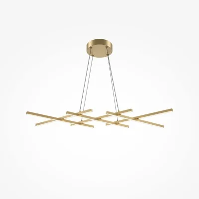 Pendant luminaire Halo, Brass, D180 mm H270 mm - Lighting by Luminance